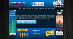 Desktop Screenshot of chakravarthycinemas.com